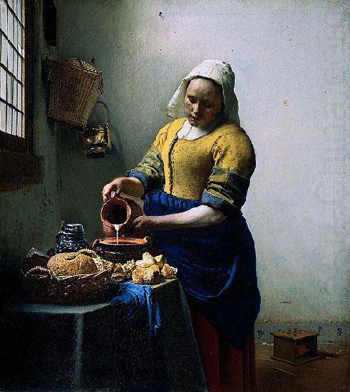 Johannes Vermeer Milkmaid china oil painting image